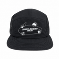 Black Earn Every Mile 5-Panel Runner hat