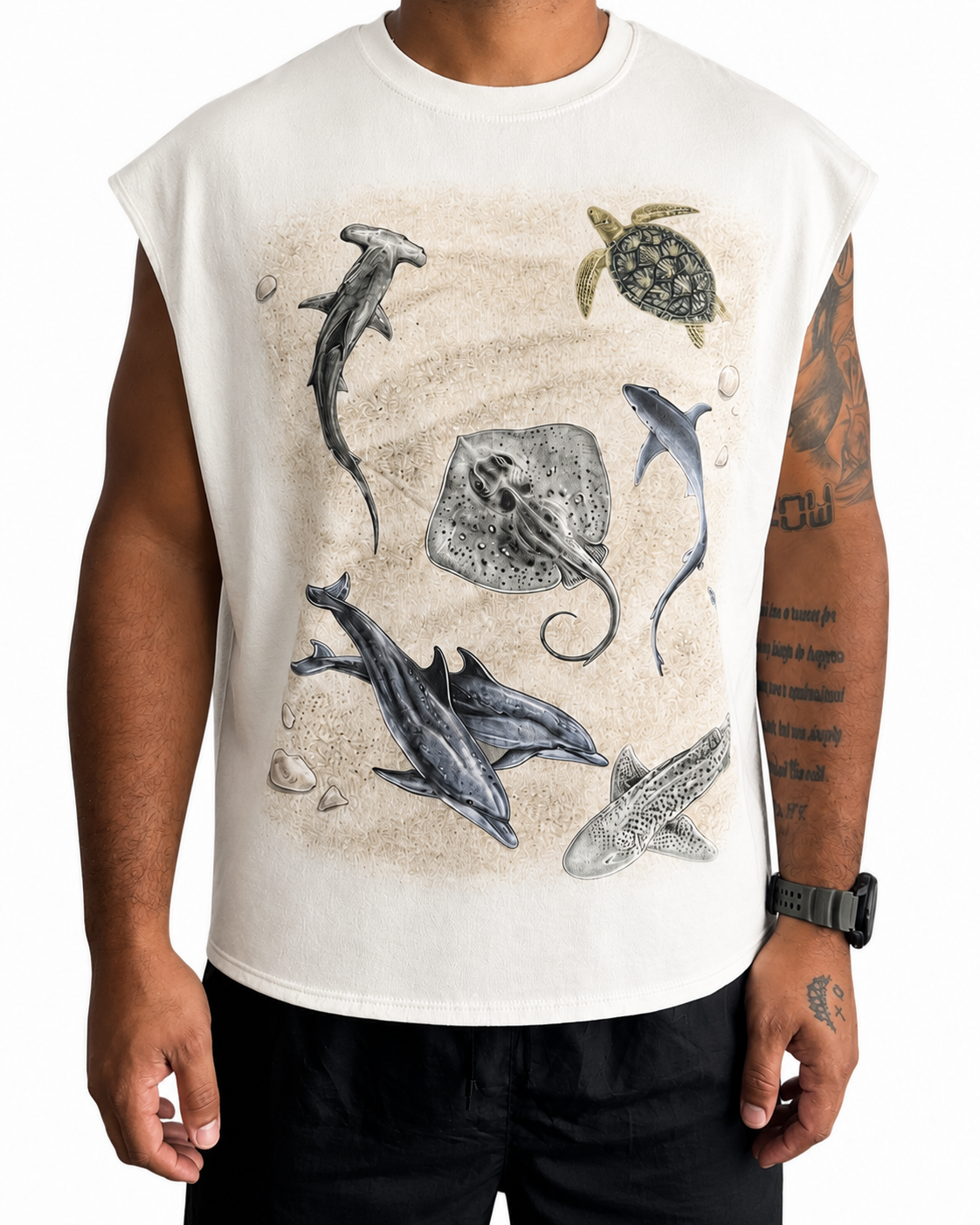 Deep Sea Marine Life Muscle Tank